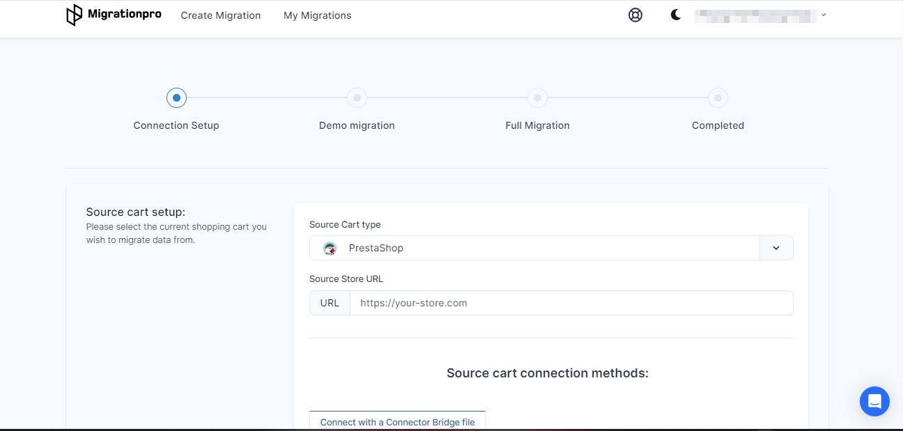 shopify migration app